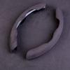 Suede Leather Car Steering Wheel Cover Wear-resistant Winter Warm Anti-skidding