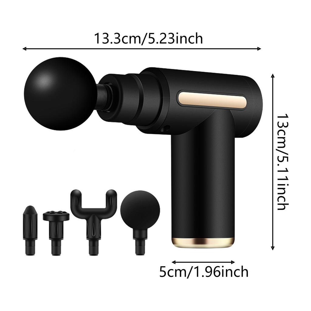 Mini Fascia Massage Gun Powerful Mini Deep Tissue Massage Gun for Muscle Recovery & Pain Relief