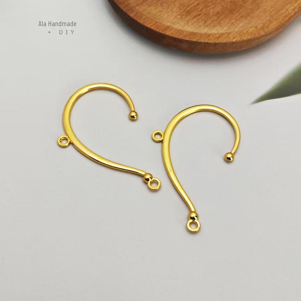 Handmade Ancient-Style Alloy Hairpin & Double Hole Ear Hook Earrings