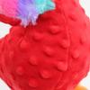 Tri-Color Rooster Plush Squeaky Rope Knot Toy for Dogs and Cats, Chew-Resistant Teething Dental Cleaning Interactive Pet Toy