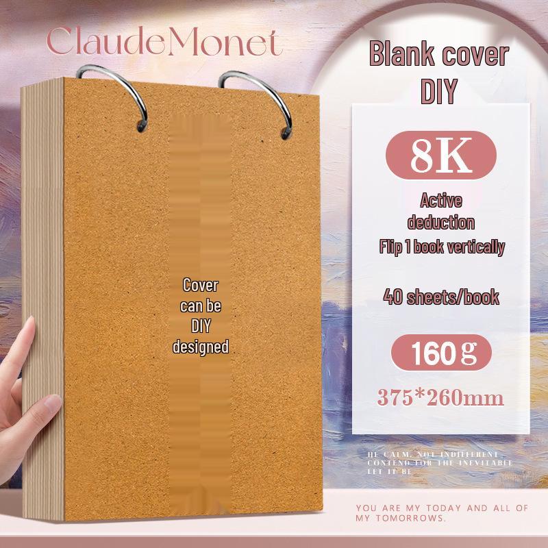 Premium Hardcover Detachable Sketchbook for Art Students with Thick Drawing Paper