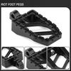 Motorcycle Foot Pegs Riot-Style Footrest Male Mount Pedals for Harley Dyna Low Rider Street Bob Sportster 883 Touring Road King Street Glide (Black)