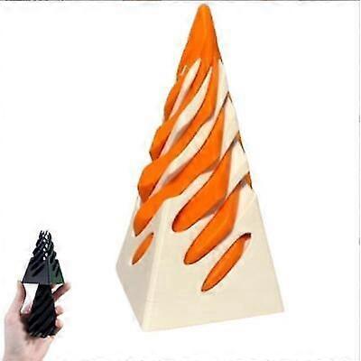 Impossible Pyramid Passthrough Sculpture,3D Pyramid Passthrough Sculpture
