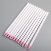 12Pcs Sewing Pencil No Sharpening White Fabric Pencil Fabric Marking Pencils Tailor Pencils for Leather Marking Tool