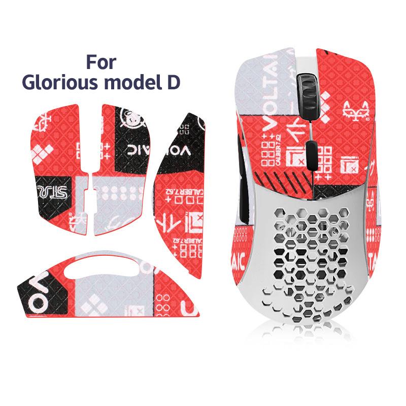 Mouse Grip Tape Sticker Non Slip Suck Sweat For Glorious Model D/Model O Gaming Mouse Anti-Slip Sticker Mouse Gamer Accessories A3