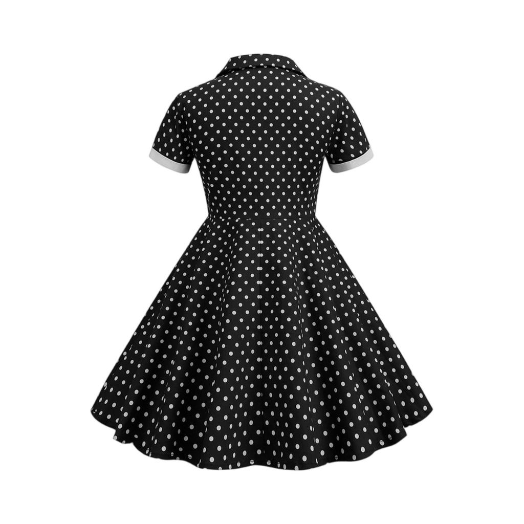 Girls' Polka Dot Dress - Summer Princess Sundress