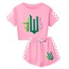 Print Wicked Children Short Sleeved Short Style Suit Pajama Clothing Fashion