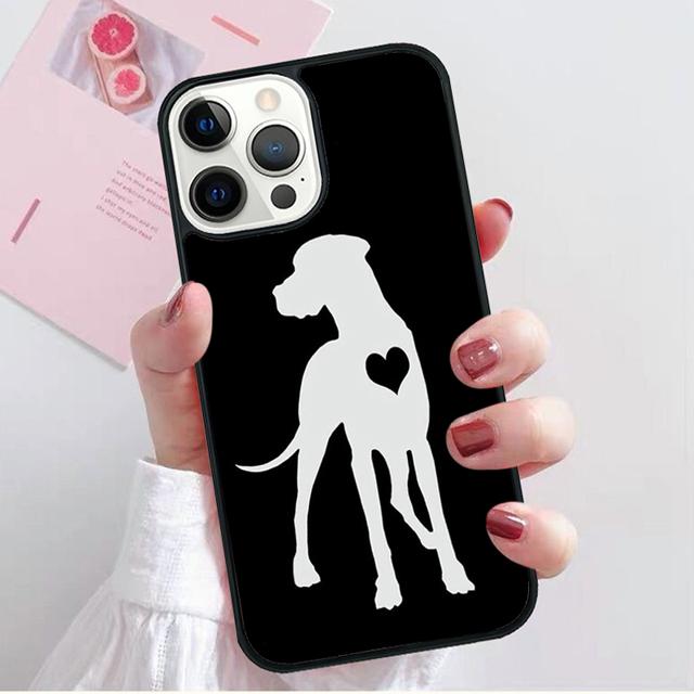 Great Dane Dog Puppy Phone Case Back Cover for iPhone 17 Air 16 15 14 13 11 12 Pro Max PlusS Shell Coque