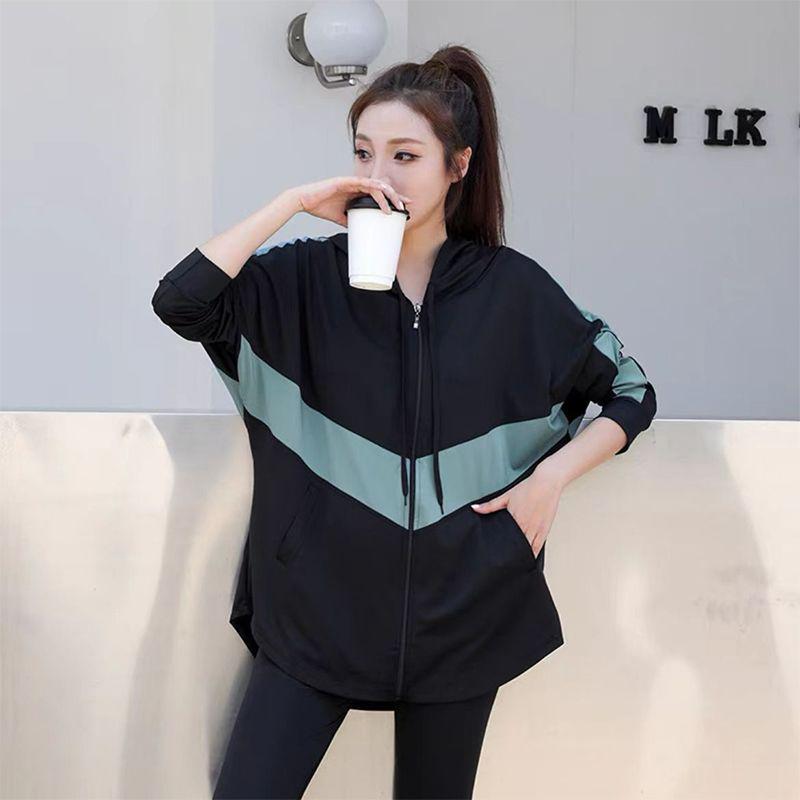 Women's Quick-Dry Long-Sleeve Sports Jacket and Yoga Set - Autumn/Winter Casual Fit