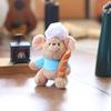 Plush Kangaroo Roo Toy Keychain Pp Cotton Fill Backpack Decor For Teens