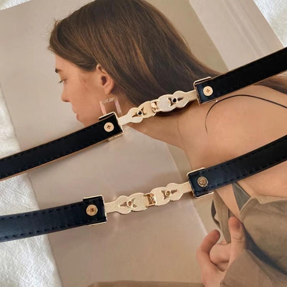 Solid Color Thin Women Belt PU Leather Decorative Waistband New Waist Chain for Dresses