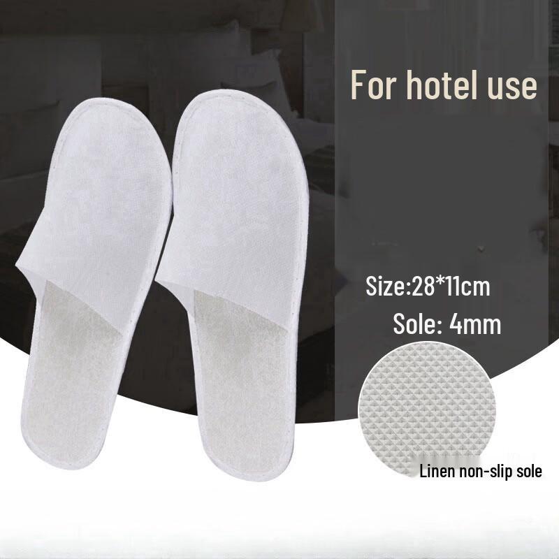 Einweg-Gästepantoffeln für Hotel & Zuhause (10 Paare)