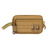 Waterproof Tactical Molle Admin Pouch with Carabiner and Keychain Laser Cut EDC Modular Horizontal Utility Tool Pouch Bag