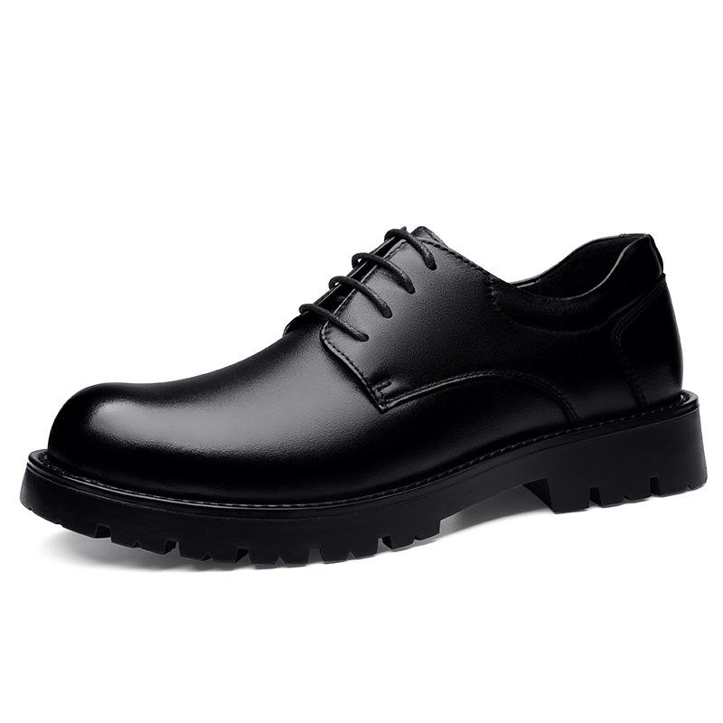 Men's 5CM Height-Increasing Genuine Leather Business Formal Shoes