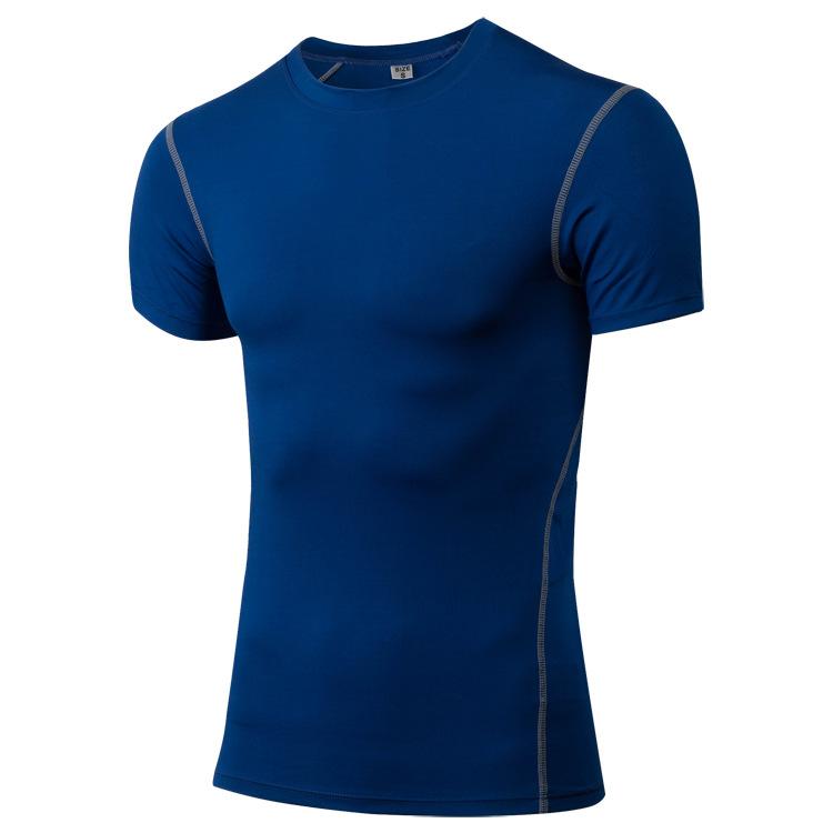 Men's Sports T Shirts Running Fitness Tight Training Jogging Shorts Sleeve Outdoors Tops
