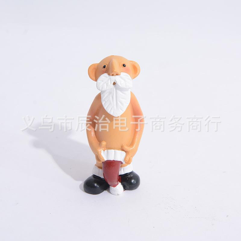 Naked Santa Naughty Christmas Tree Pendant New Resin Naughty Santa Christmas Tree Pendant