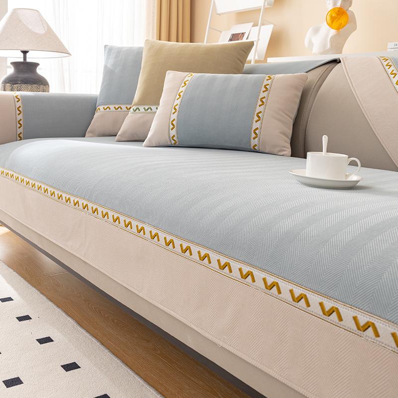 Summer Chenille Sofa Cushion Cover Non Slip Modern Simple Four Seasons Universal High End Sofa Slipcover 7070 1690₽