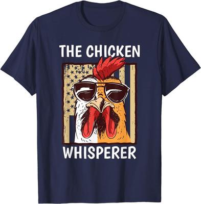 Unisex T-Shirt The Chicken Whisperer Farmer Chicken Cute Animal Gift Unisex T-Shirt