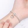 Copper Heart Shape Romantic Love Pendants Bracelet Charms Fit Women Jewelry Party Beads Diy Fine Gift Accessory