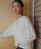 LAMINEZ Loose V-Neck Knit - Ivory