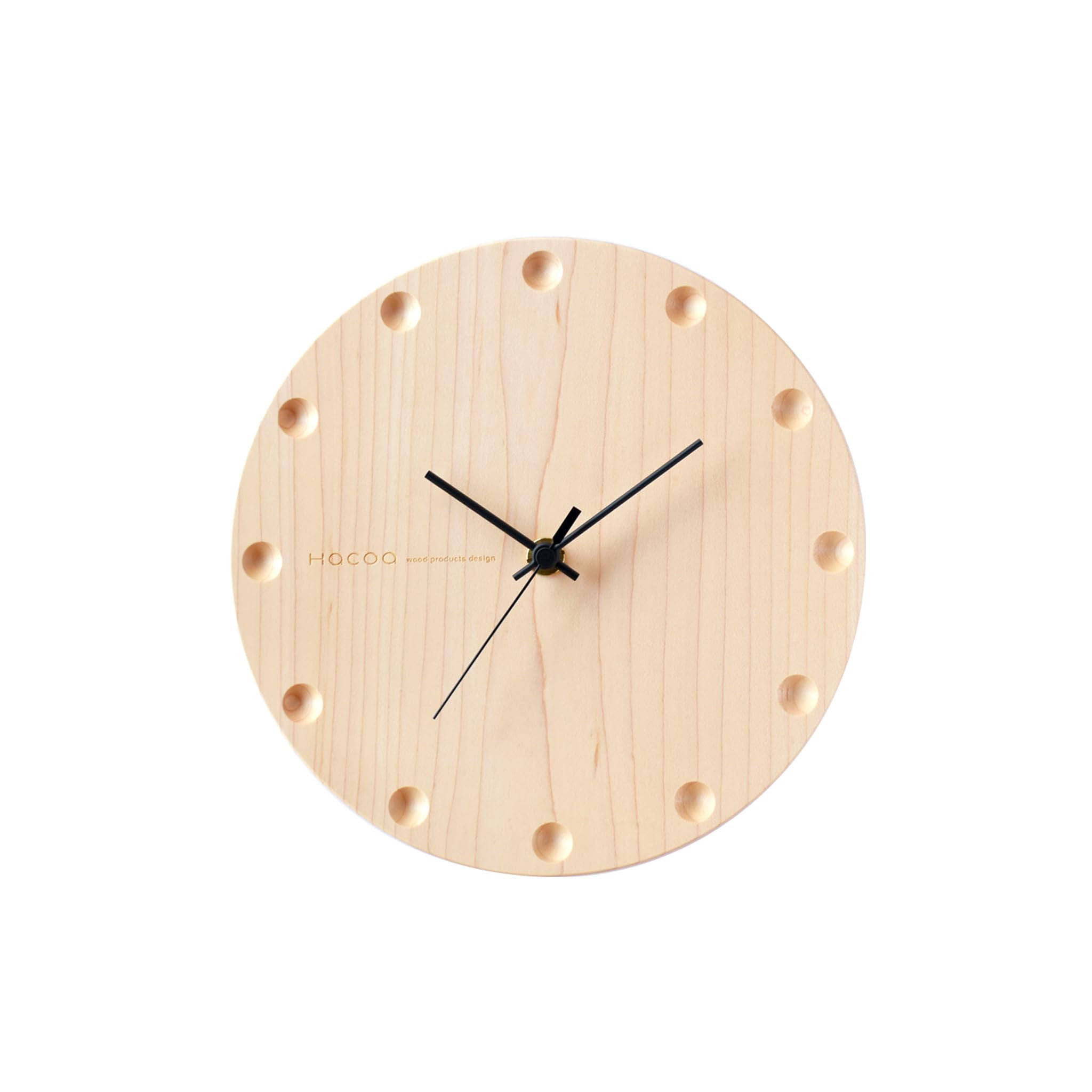 

Hacoa Wall Clock Maple Round-M H150-M вишня
