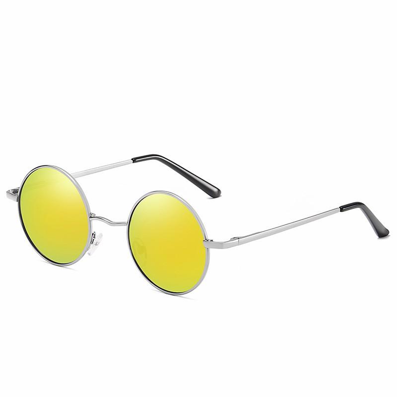 

MYT_0343 Polarized Sunglasses Men Women Retro Round Sun Glasses Metal Frame Eyewear Driving Oculos De Sol UV400 Other