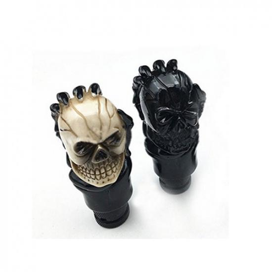 Car Manual Skull Head Gear Stick Shift Knob Shifter Black Auto Accessories