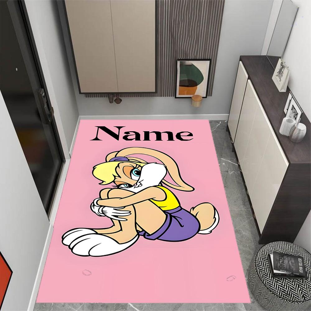 Looney Tunes Adventure Customize Your Name Carpet Perfect for Balcony Kitchen Dining Room Dormitory Antislip Carpet Office home decor