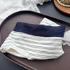 Women's Spring and Summer Striped Cotton Comfortable Briefs