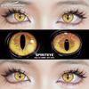 2Pcs Halloween Contact Lenses Colored Contact Lenses for Eyes Cosplay Black Lenses White Cat Eye Lens Red Lenses Yearly