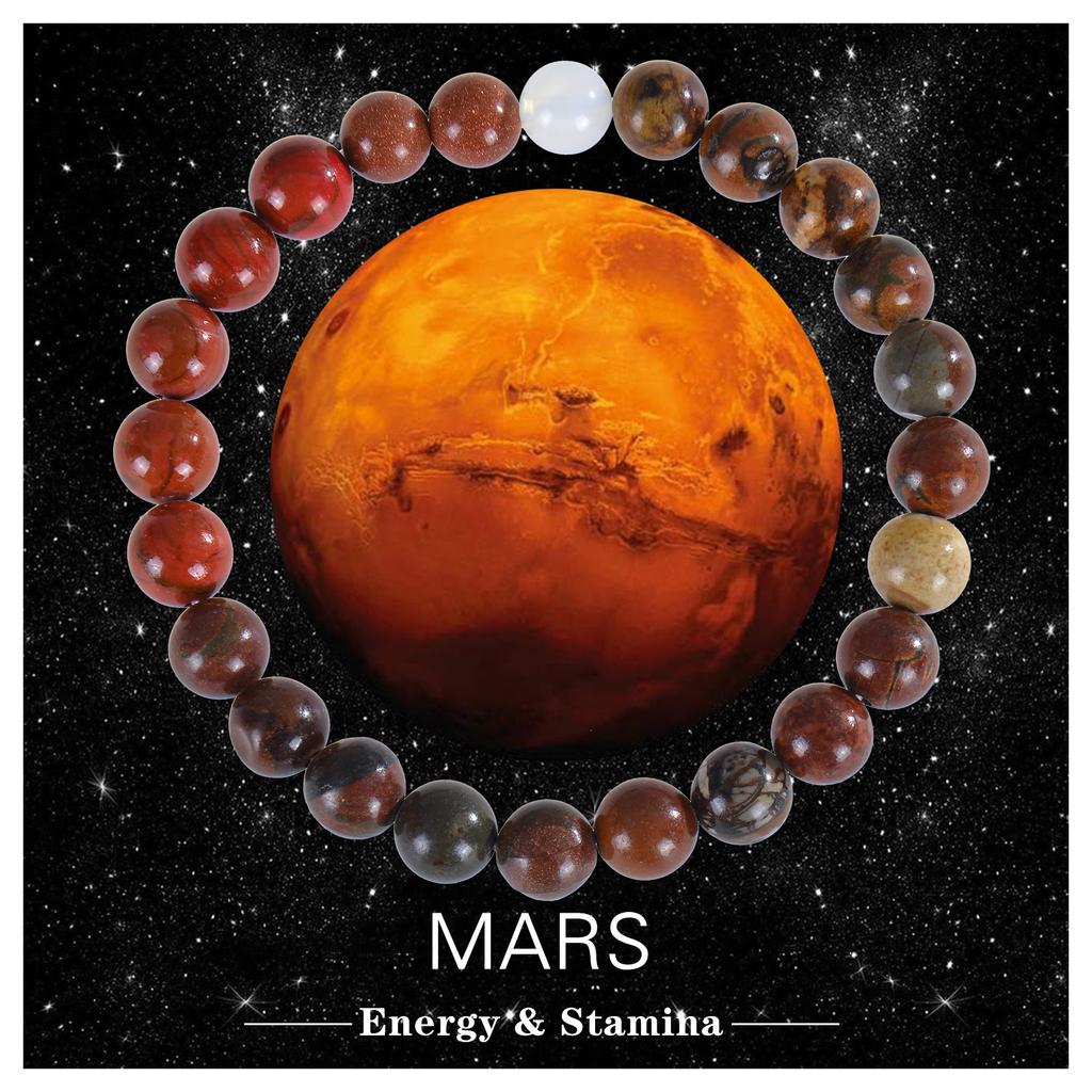 Eight Planets Bead Bracelet Men Natural Stone Universe Universe Solar Chakra Bracelet Women Men Gifts Drop Shipping 2025