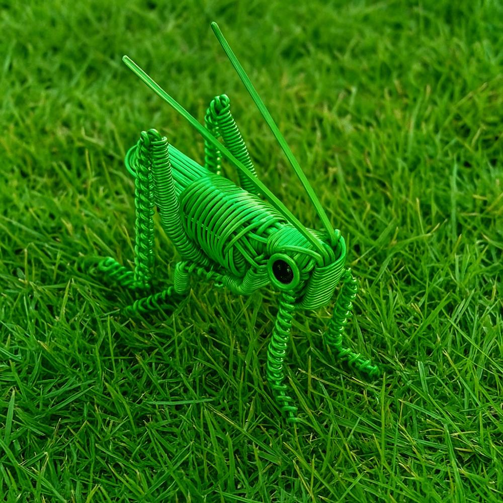 Lightweight Simulation Insect Statue Home Decor Metal Wire Mantis Model  for Bedroom