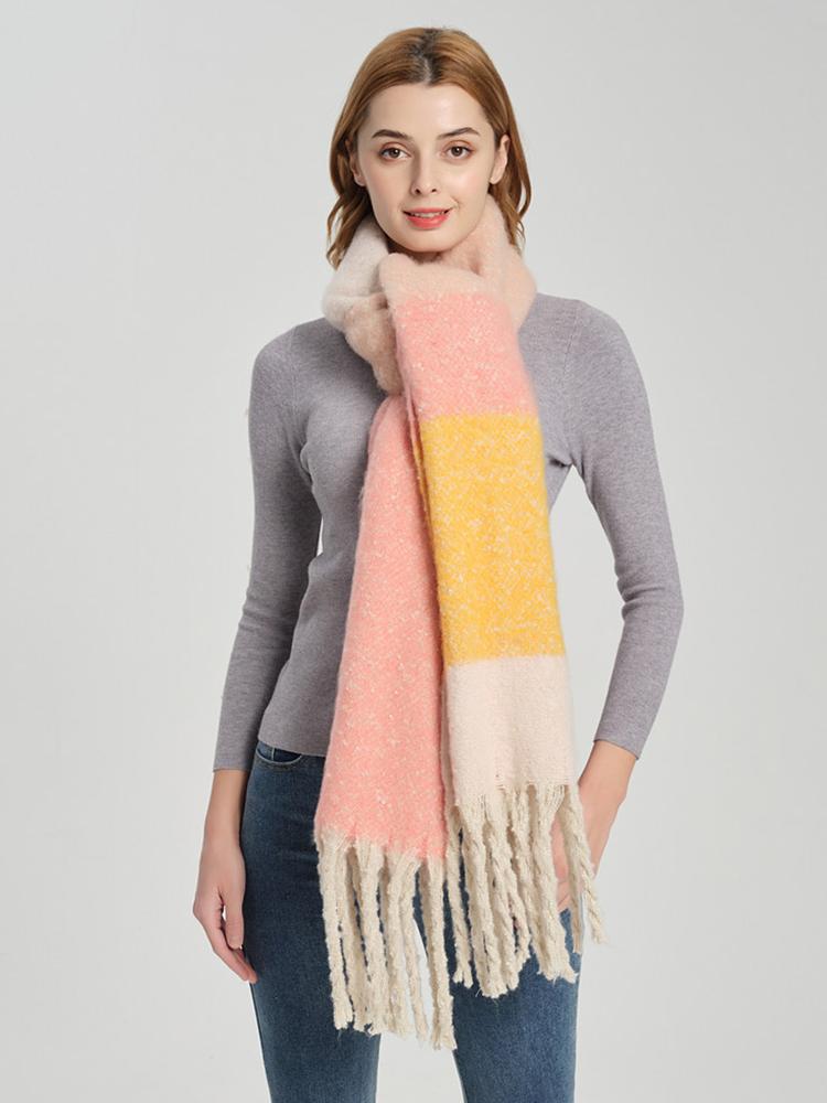 New Imitation Cashmere Women Scarf Winter Scarve Thick Wrap Shawl Pashmina Tassel Lady Mujer Foulard Femme Bufanda Echarpe Hiver
