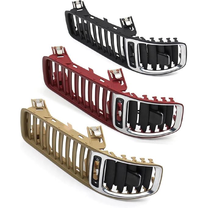 

Внутренняя передняя панель автомобиля, выход кондиционера, решетка вентиляционного отверстия, крышка панели, совместимая для Boxster Cayman 981 2012-2016(красный)