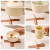 Anti-Scalding Silicone Dining Pot Mat Stable Waterproof Foldable Trivet Mat X-Shaped Design Hanging Slip-Resistant Cup Mat