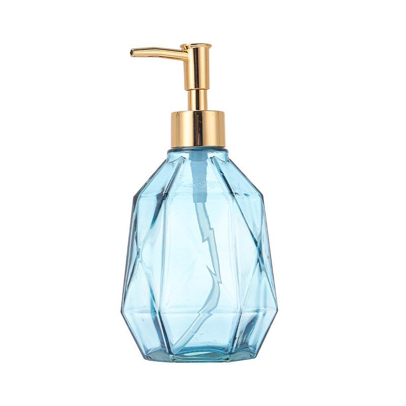 Colored Leak-proof Glass Soap & Shampoo Dispenser Bottle for Hotel Use