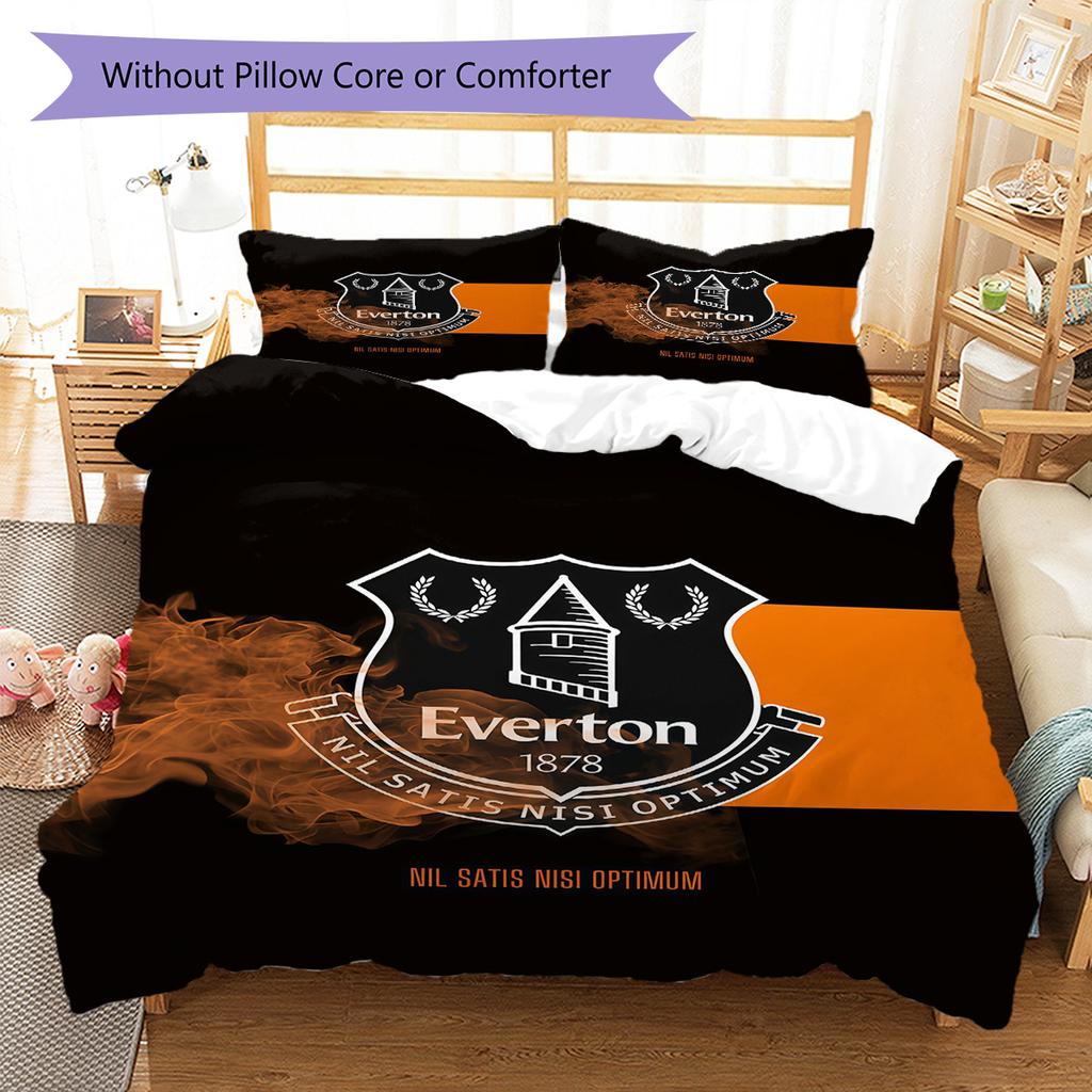 The Toffees logo  Bedding Quilt Set Quilt Cover Pillowcase Home Decoration Birthday Gift (1 * duvet cover + 2 * pillowcase, without core)