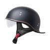 Retro Summer Lightweight Half Helmet with Inner Lens for Men and Women