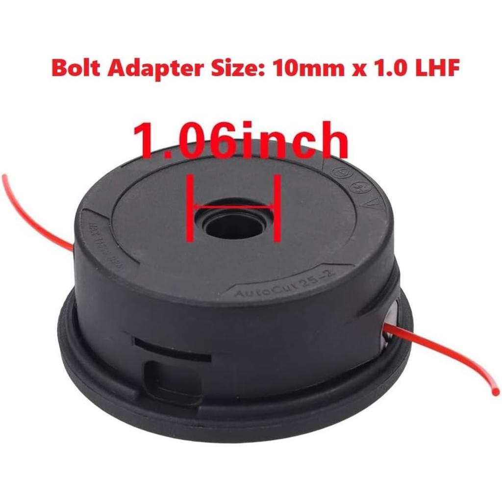FS 56 RC FS90R Trimmer Head 2 Pack 25-2 Bump Feed Trimmer Head for Stih-l FS55 FS55R FS56 FS56RC FS70 FS70R FS80 FS85 FS90 FS90R FS91R FS94R FS110