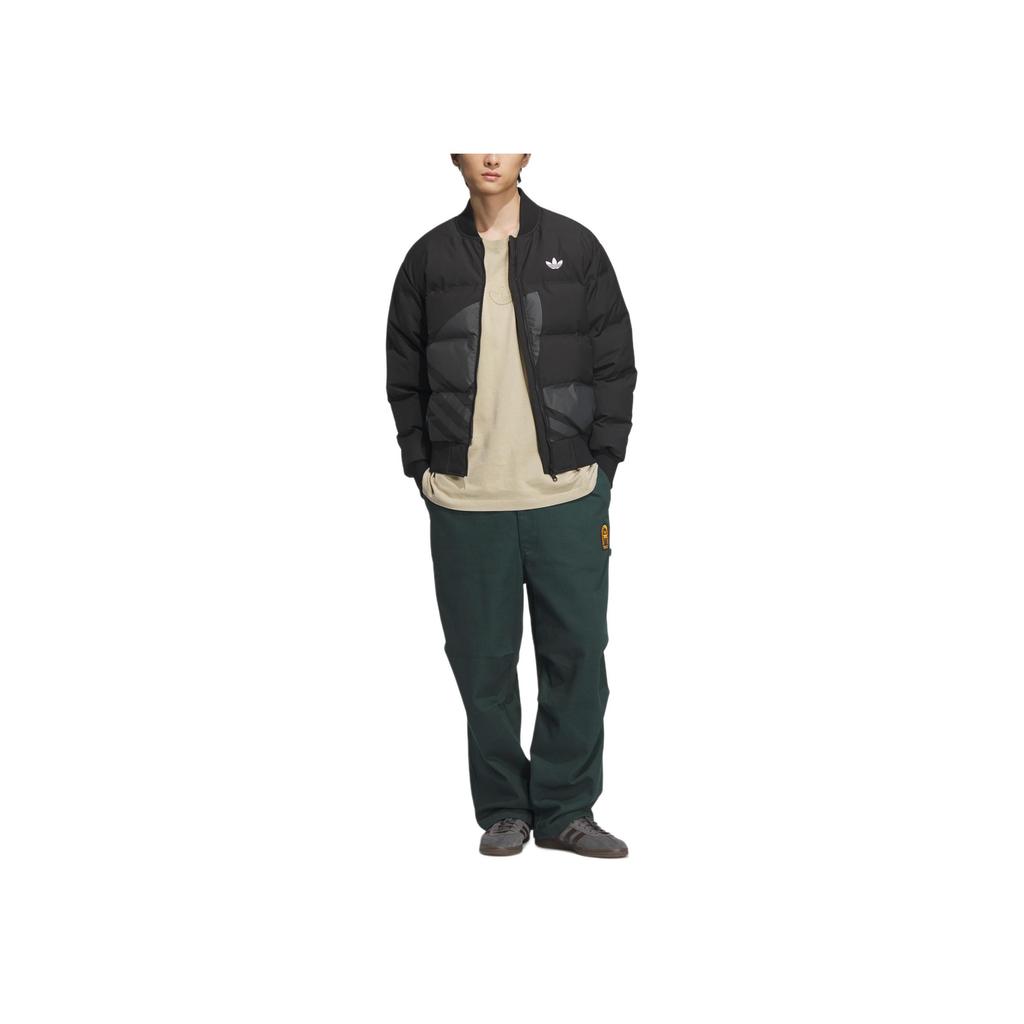 adidas Originals Chillax Lwd Warm Soft Comfortable Stylish Jacket Down Coat Unisex Jacket Black JL8409