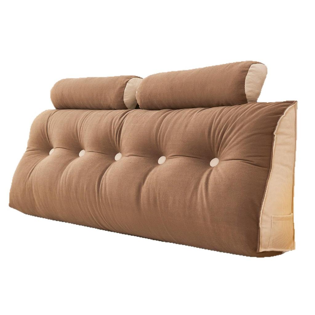 Weiches, gepolstertes Nachttischkissen in Kreuzdreieck-Form - Waschbares Lendenwirbelstützkissen für Erkerfenster, Tatami, Sofa und zur Kollisionsvermeidung.