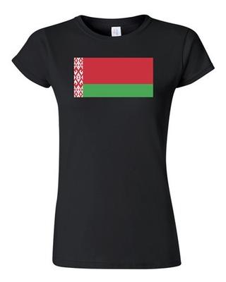 Junior Belarus Country Flag Minsk Europe Nation State Patriotic DT T-Shirt Tee Unisex T-Shirt