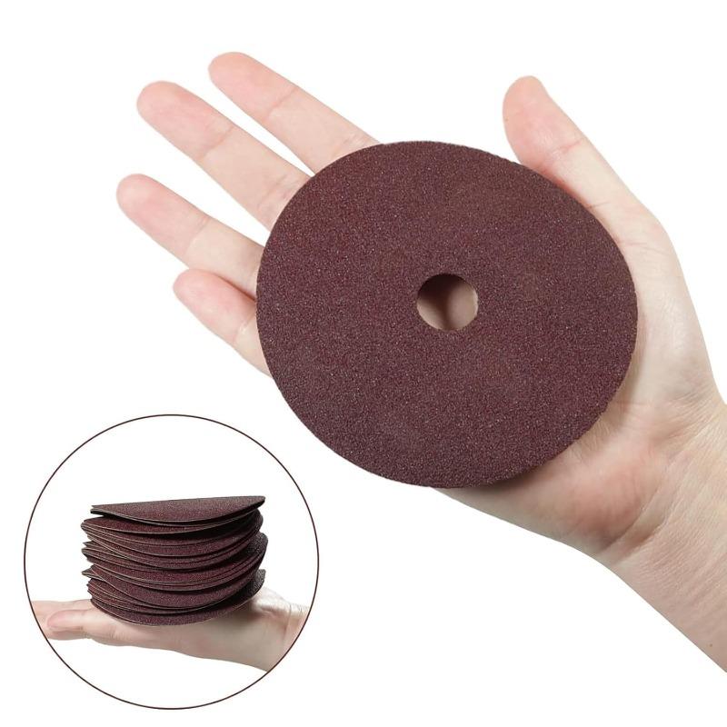 10 Pcs 4-Inch 100mm Sanding Discs for Angle Grinding Machine Polishing and Grinding Metals, Wood, and Fiberglass