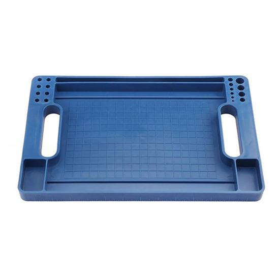 Flexible Tool Tray Non-Slip Rubber Tool Organizer Multi Purpose Tool Mat Tray for Automotive And Home Tools