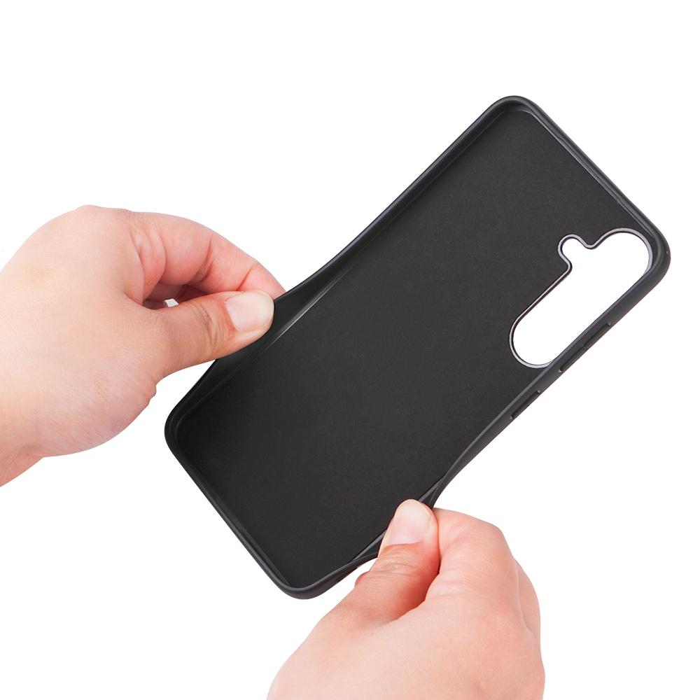 For Samsung Galaxy S25 Case PU Leather+TPU+PC Phone Back Cover