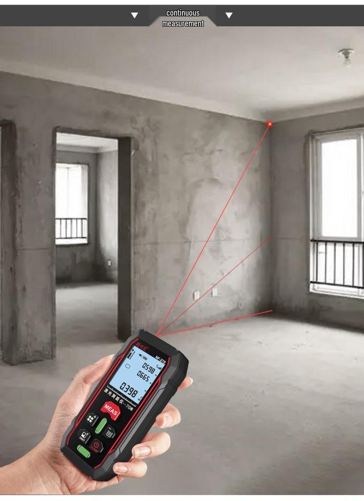 Smart Mouse NF-270 Handheld Red Laser Rangefinder - Infrared Millimeter Measuring Tool