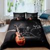 Guitar Duvet Cover Set Rock Pop Music Twin Full Queen King Size Bedding Set Stringed Instruments Comforter Cover Bedroom Decor