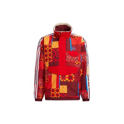 Orig Trefoil CNY Aop 2Sided Fleece Warm Logo Sport Jacket V1 Men Outerwear Red HD0317