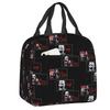 Custom Poster Of T-Terrifiers Halloween Resuable Lunch Boxes Women Leakproof Cooler Thermal Food Insulated Lunch Bag Office Work
