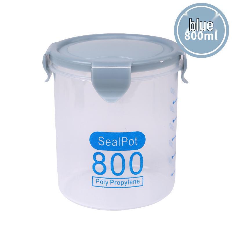 Transparent Food-Grade Jars for Grains, Cereals, Snacks, Tea, and Dry Goods Storage